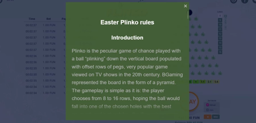 Plinko App